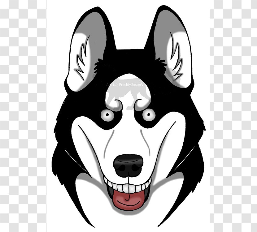 Siberian Husky Dog Breed Puppy Smile Clip Art - Flower - Smiley Cliparts Transparent PNG