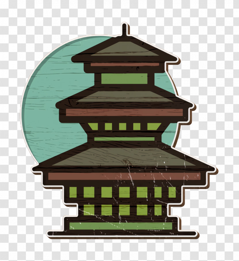 Monuments Icon Pagoda Icon Nepal Icon Transparent PNG