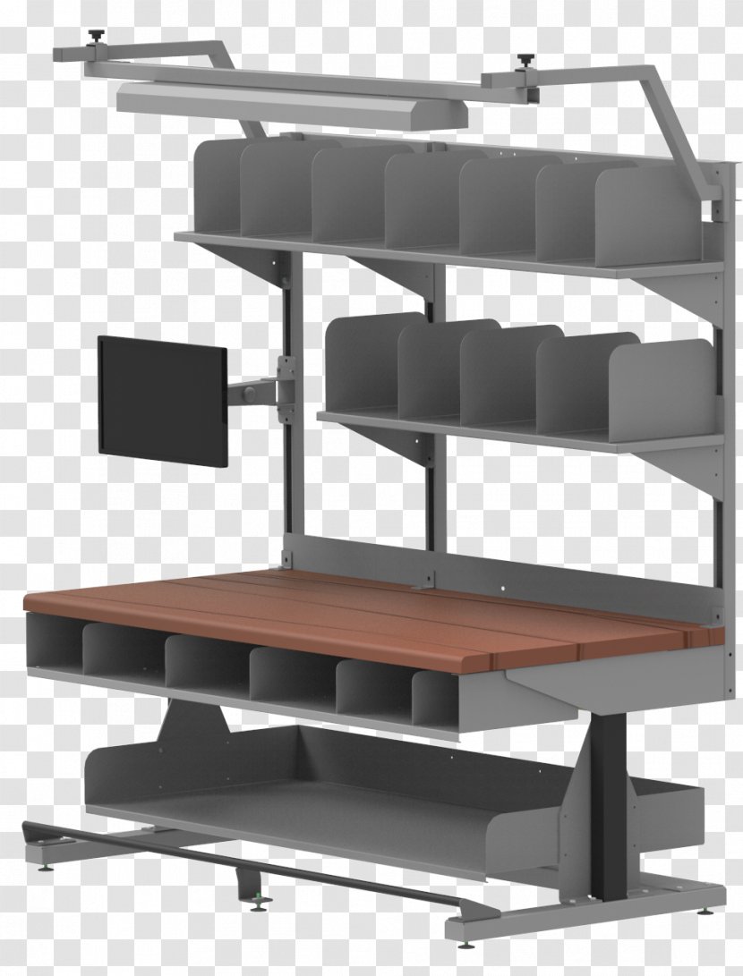 Tiffin Metal Products Inc Shelf Table - Industrial Worker Transparent PNG