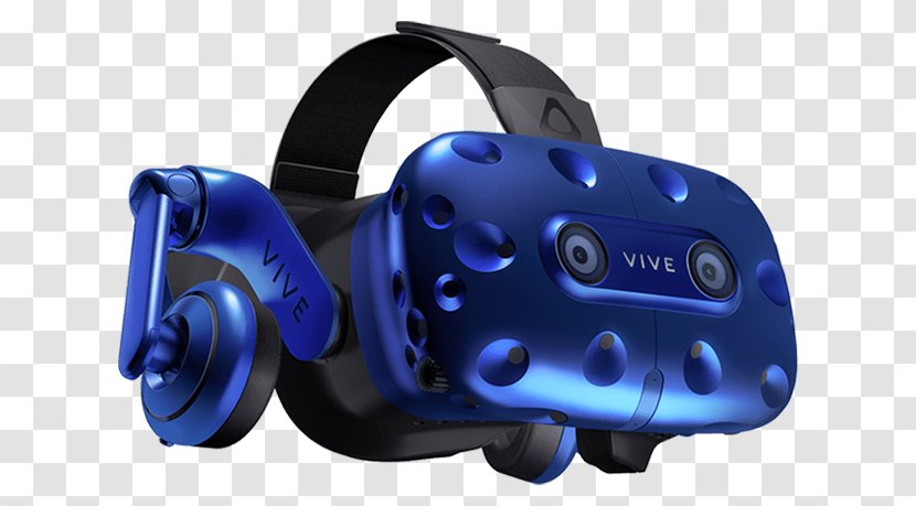 HTC Vive Head-mounted Display Virtual Reality Headset PlayStation VR - Electric Blue Transparent PNG