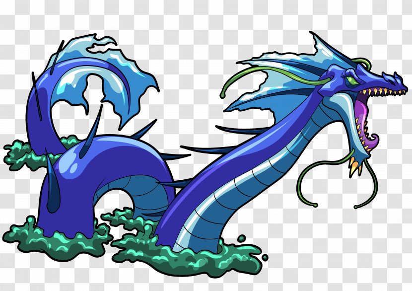 Sea Monster Dragon Kraken Legendary Creature - Hunter World Transparent PNG