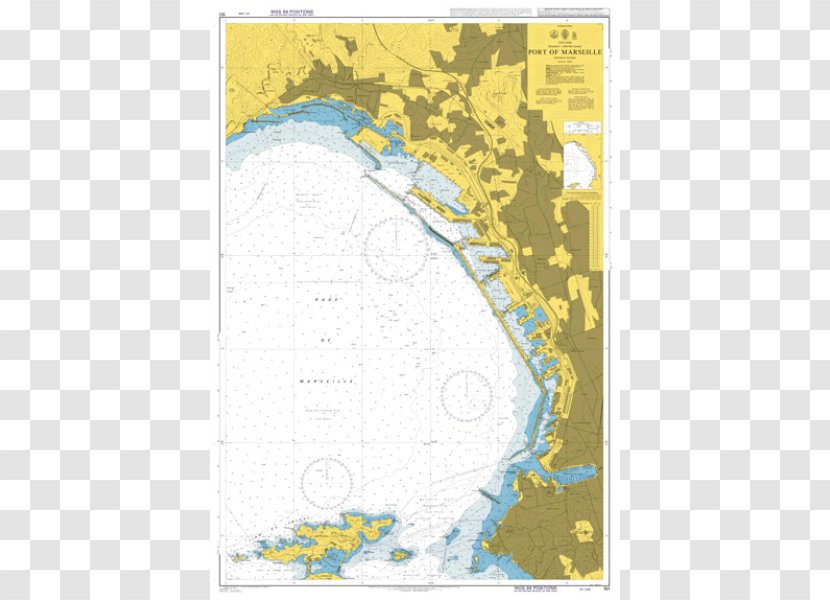 Nautical Chart Admiralty Old Port Of Marseille Coast - Map - Catalog Charts Transparent PNG