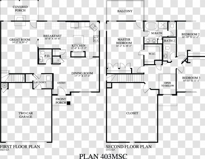 Floor Plan Paper Line Angle - Area Transparent PNG