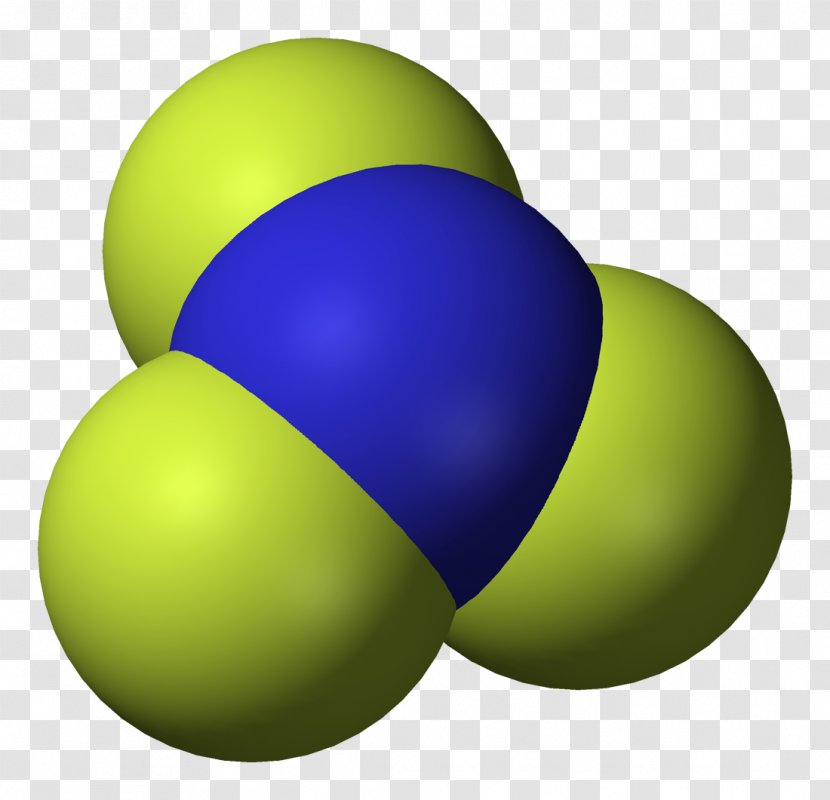 Nitrogen Trifluoride Chlorine Fluorine - Molecule Transparent PNG
