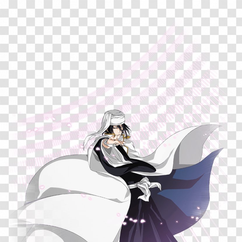 Byakuya Kuchiki Yoruichi Shihouin Kenpachi Zaraki BLEACH Brave Souls - Cartoon - Bleach Transparent PNG