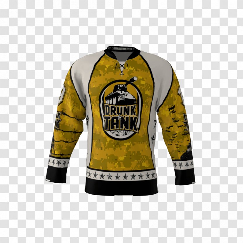 Sleeve T-shirt Hockey Jersey Ice - Shirt Transparent PNG