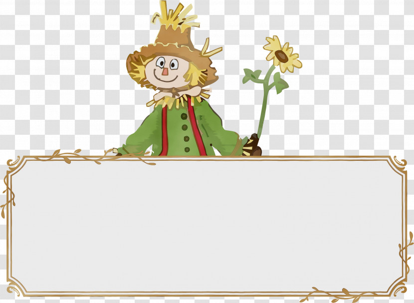 Cartoon Flower Tree Character Meter Transparent PNG