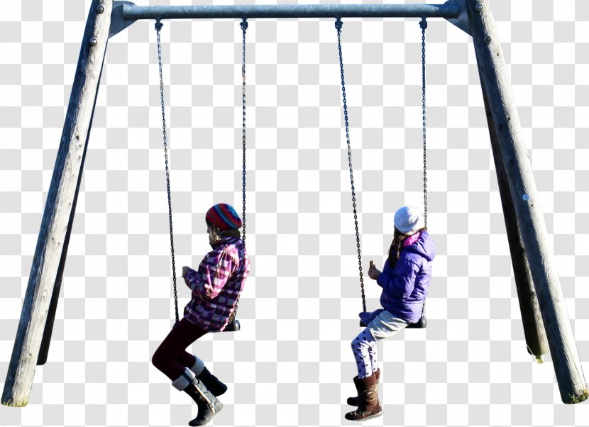 Swing Child Playground - Watercolor Transparent PNG