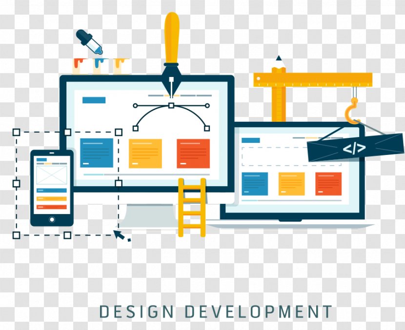 Web Development Design Website Dynamic Page - Vector Computer Graphics Material Transparent PNG