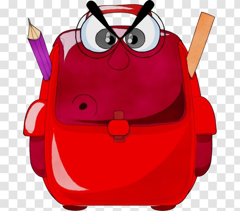 Backpack Cartoon - Drawing - Luggage And Bags Magenta Transparent PNG