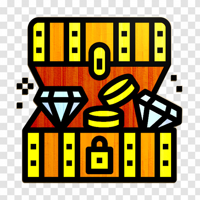 Treasure Chest Icon Bandit Icon Game Elements Icon Transparent PNG