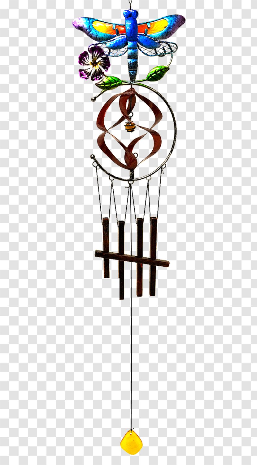 Stained Glass Wind Chimes Line - Chime Transparent PNG