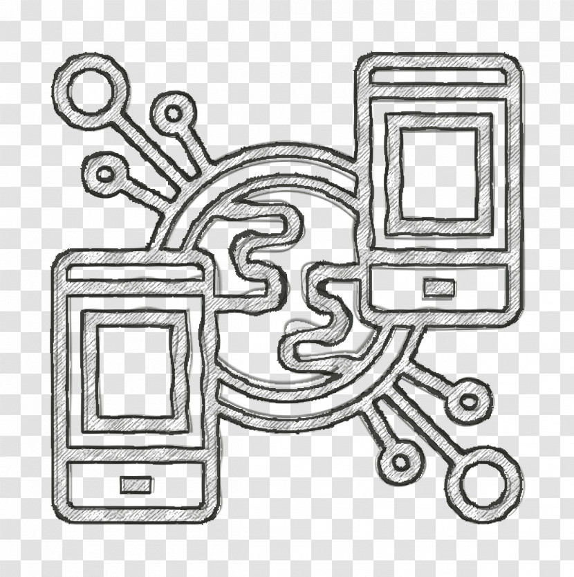 Blockchain Icon Network Icon Connector Icon Transparent PNG