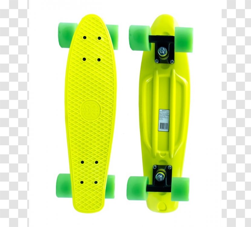 Skateboard - Yellow Transparent PNG