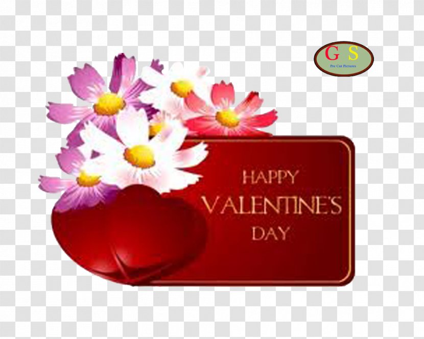 Valentine's Day Love Romance Wish 14 February - Flower - Valentines Transparent PNG