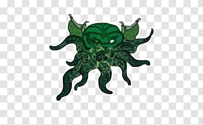 Octopus Cthulhu Telegram Sticker - Egypt - Vkontakte Transparent PNG