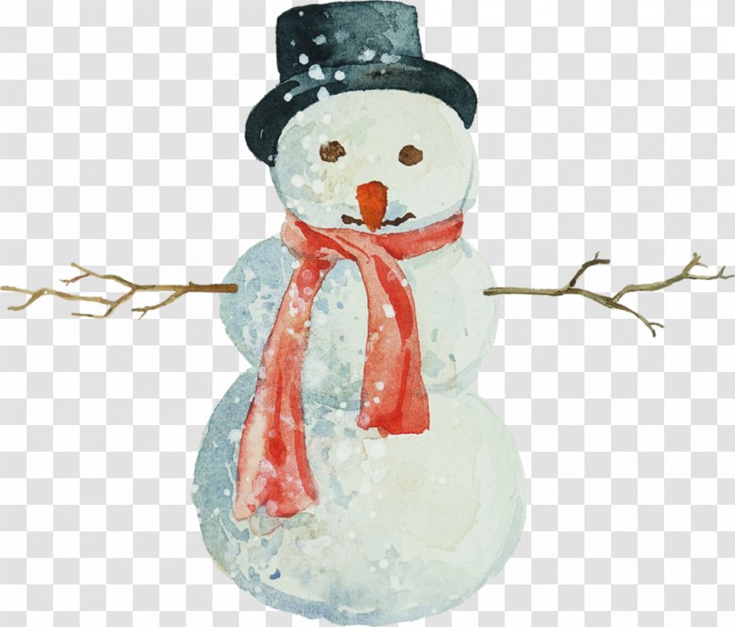 Snowman - Christmas Ornament Transparent PNG