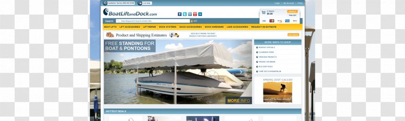 Web Page Mode Of Transport Gadget Electronics - Boatlift Transparent PNG