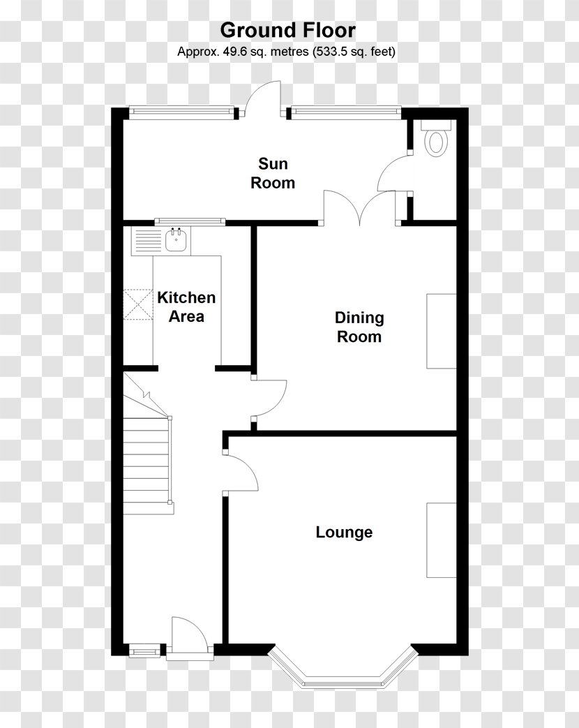 Floor Plan Bedroom House Window - Bathroom Transparent PNG