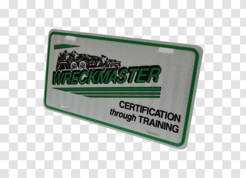 Vehicle License Plates Car WreckMaster Inc Tow Truck - Rectangle Transparent PNG