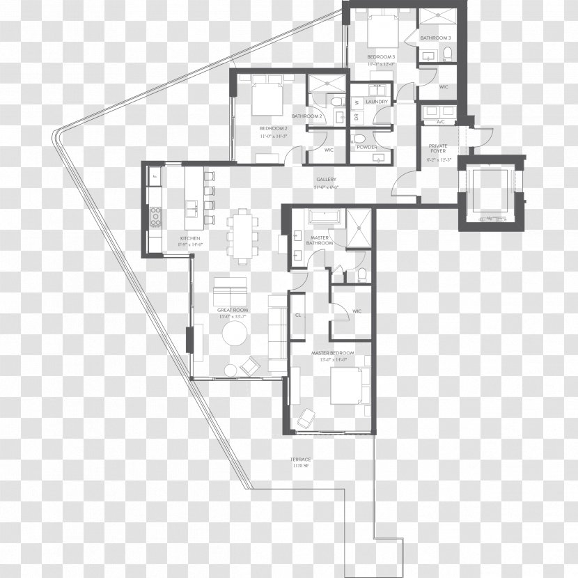 Floor Plan Architecture House Building - Fitness Centre - Real Estate Transparent PNG