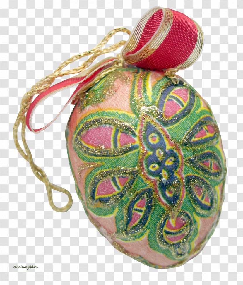Red Easter Egg Bunny Pysanka - Tree Transparent PNG
