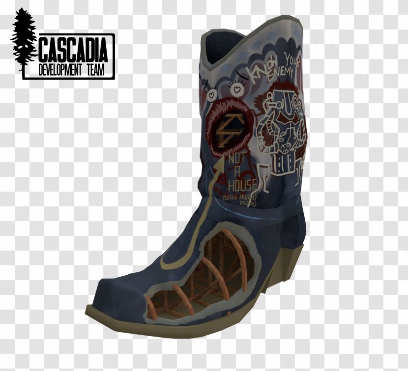Cowboy Boot Shoe - Boots Transparent PNG