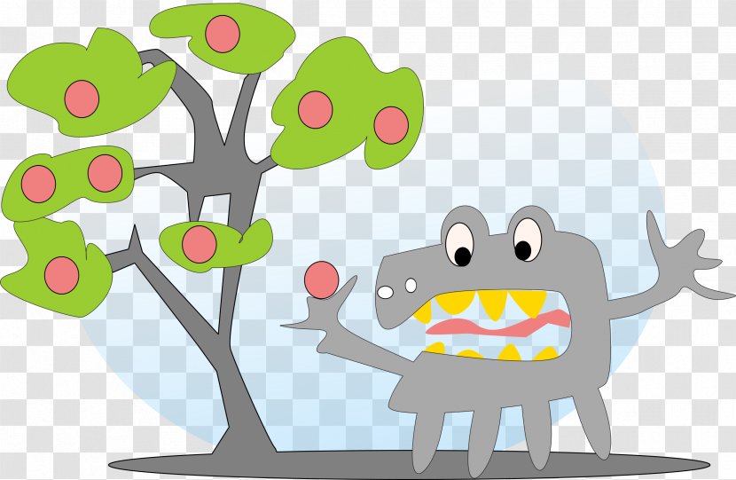 Clip Art Openclipart Vector Graphics Image - Cartoon - Apple Tree Transparent PNG