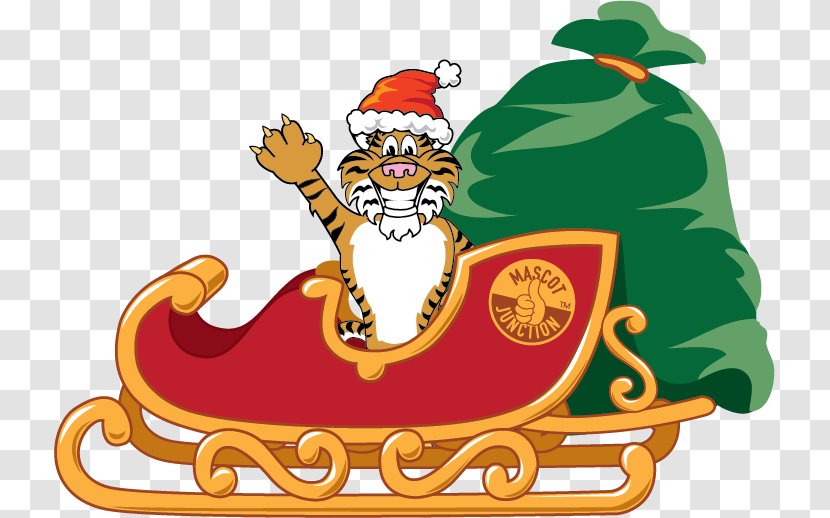 Clip Art Santa Claus Openclipart Free Content Illustration - Tiger School Mascots Transparent PNG