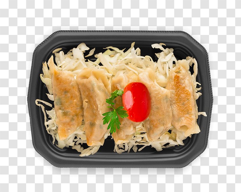 Bento Tempura Recipe Side Dish Lunch - Gyoza Transparent PNG
