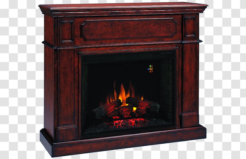 Electric Fireplace Electricity Hearth Furniture - Wood - House Transparent PNG