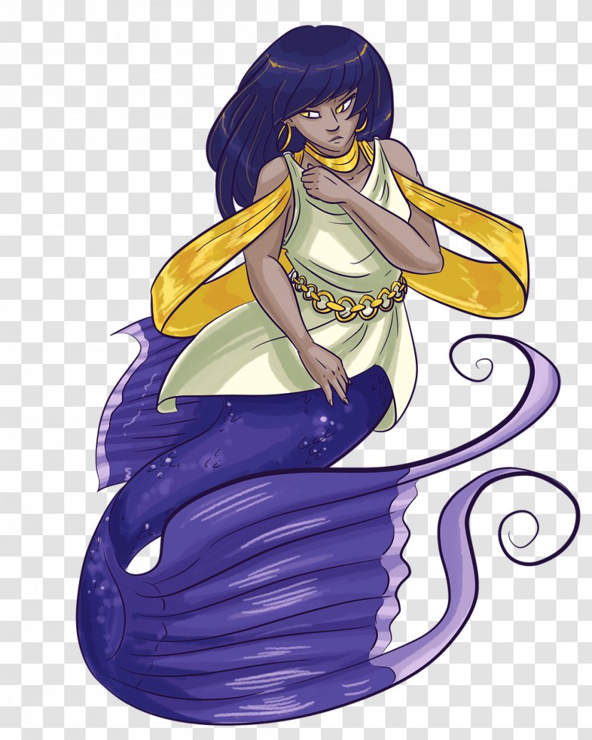 Mermaid Legendary Creature Clip Art - Flower Transparent PNG