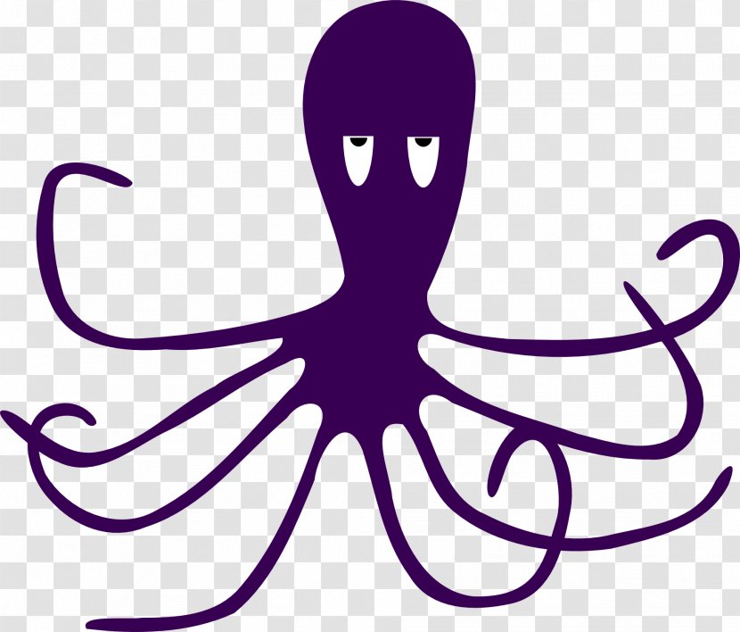 Octopus Free Content Clip Art - Cartoon - Purple Squid Transparent PNG