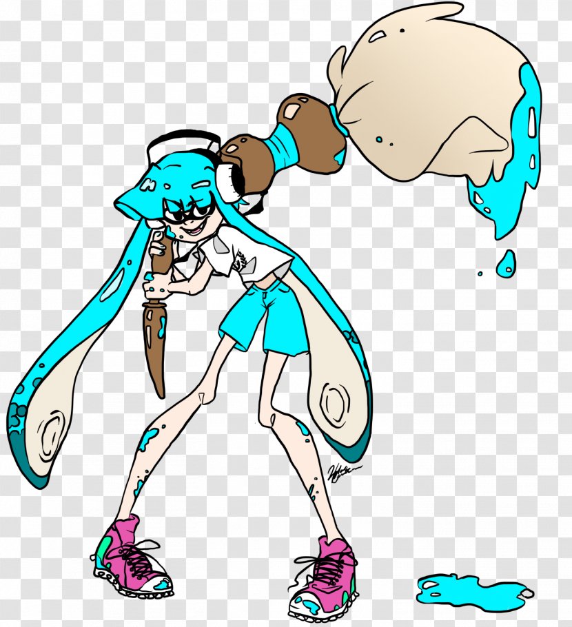 Line Art Clip - Area - Squid Transparent PNG