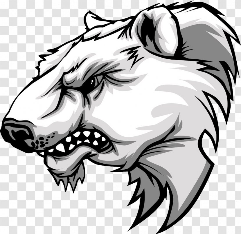 Polar Bear Royalty-free Clip Art - Heart - Vicious Transparent PNG