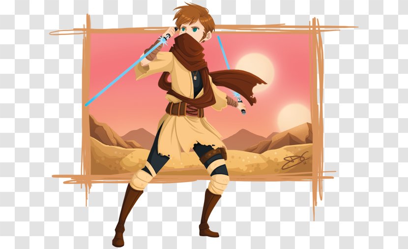 DeviantArt User Cartoon - Watercolor - Kenobi Transparent PNG