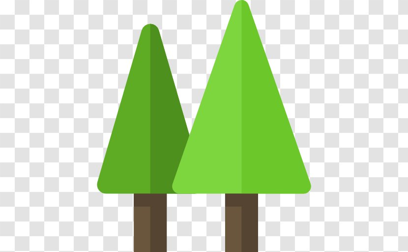 Forest Pine Tree - Triangle Transparent PNG