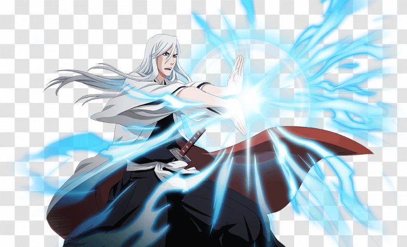 Jūshirō Ukitake Shunsui Kyōraku Kenpachi Zaraki Retsu Unohana Genryusai Shigekuni Yamamoto - Frame - Bleach Transparent PNG