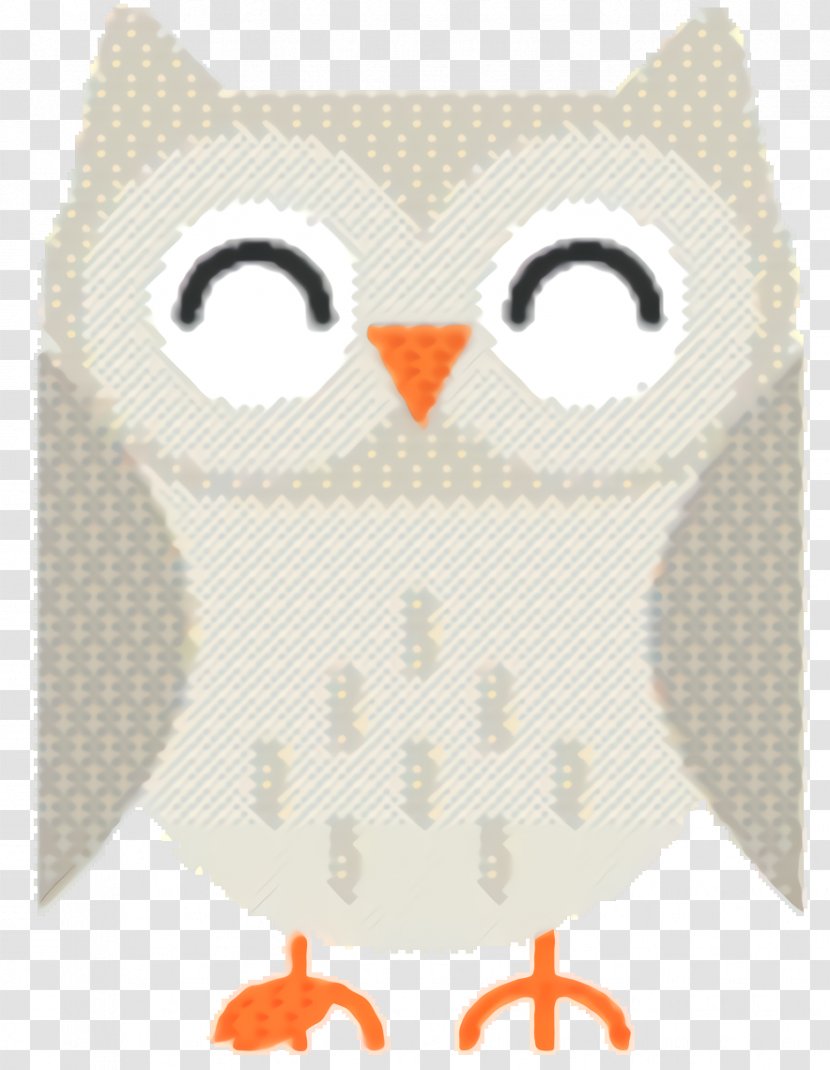 Owl Cartoon - Beak - Snowy Eastern Screech Transparent PNG