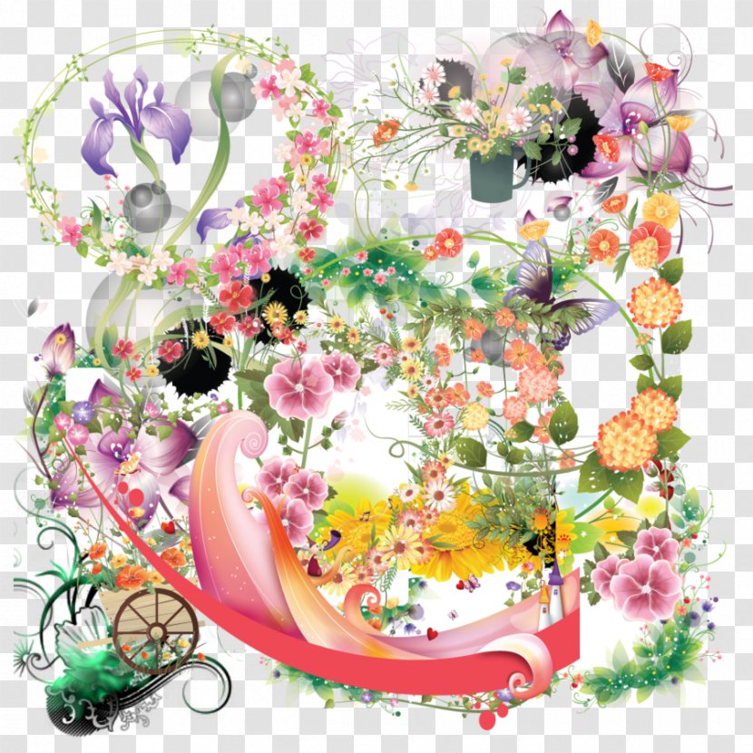 Floral Design Illustration Flower Bouquet - Lot Of Transparent PNG