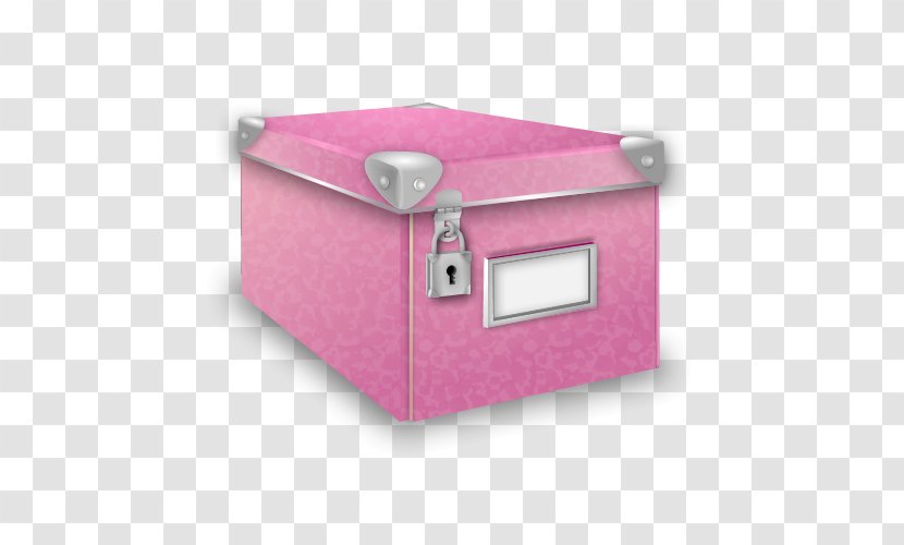 Box Lock - Magenta Transparent PNG