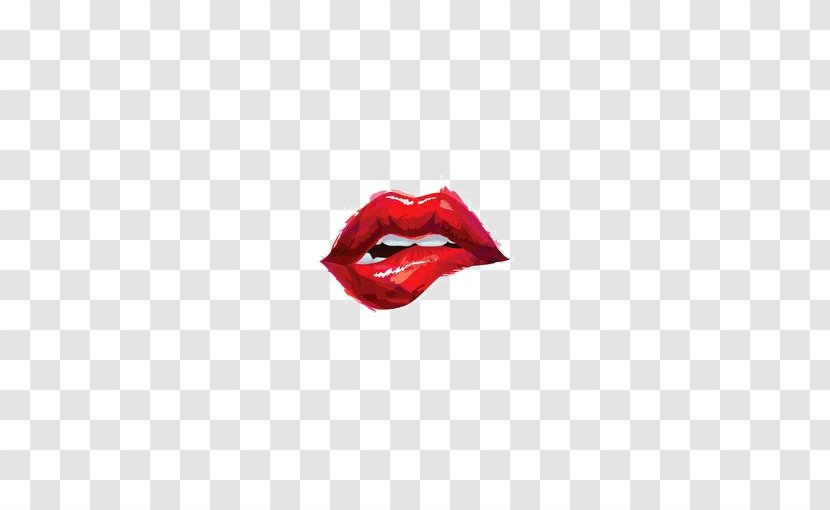 Alcantud Close-up Lip Centimeter Magic Word - Fashion - Red Lips Transparent PNG