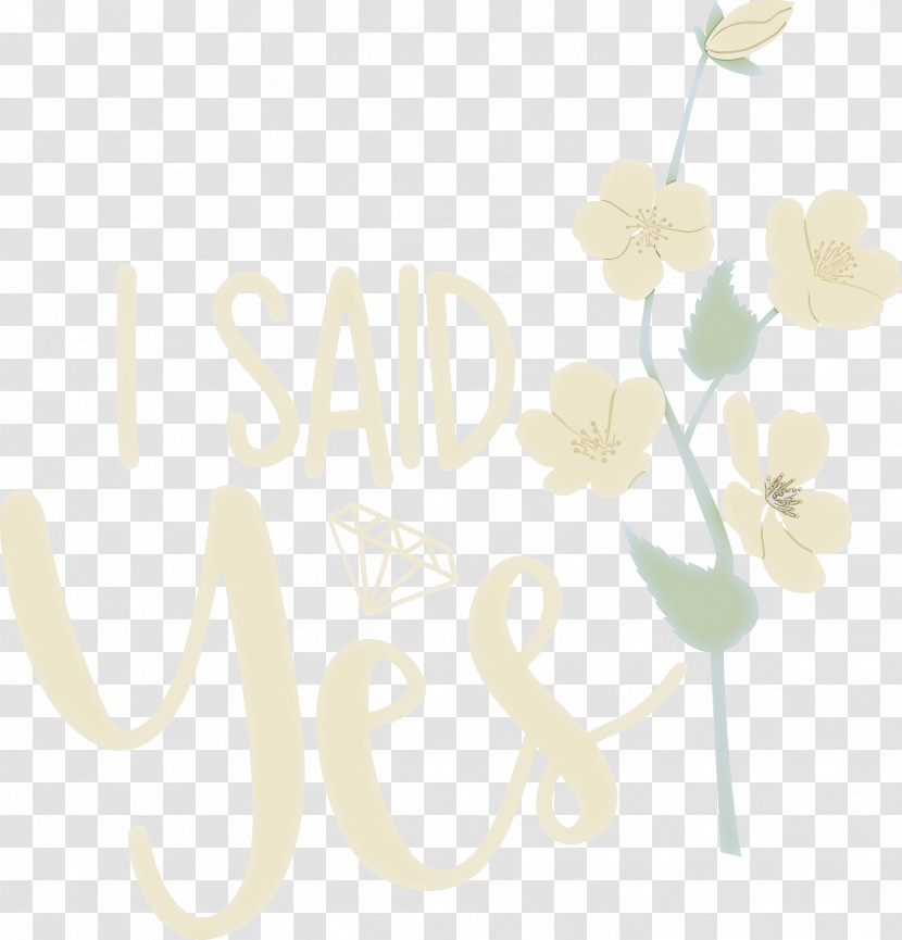 I Said Yes She Said Yes Wedding Transparent PNG