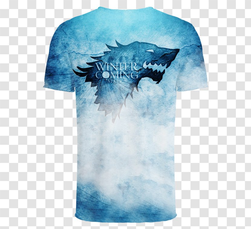 Daenerys Targaryen Winter Is Coming Eddard Stark Jon Snow House - Game Of Thrones - T Shirt 3d Transparent PNG