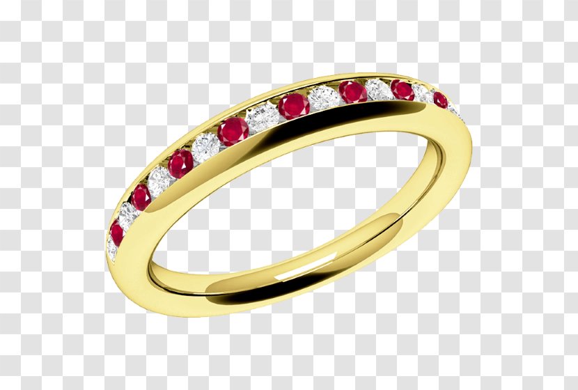 Ruby Sapphire Ring Diamond Brilliant - Wedding Transparent PNG