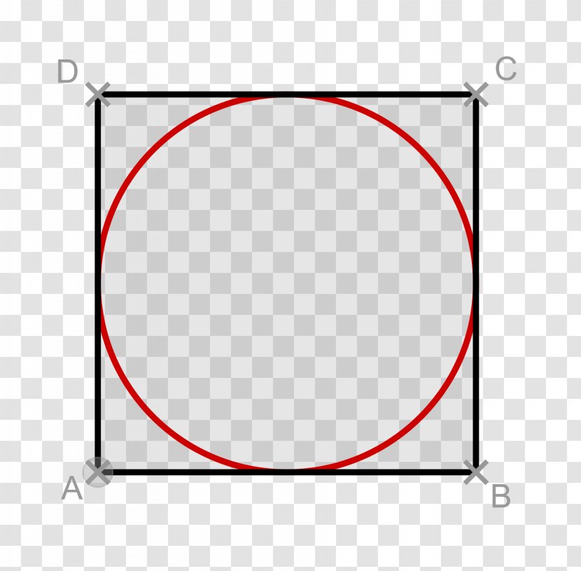 Parallelogram Angle Circle Square Axial Symmetry - Circumscribed Transparent PNG