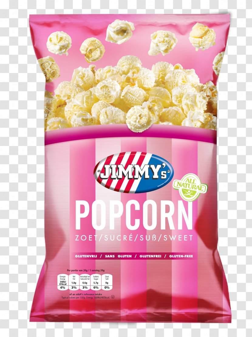 Popcorn Kettle Corn Junk Food Sugar - Taste Transparent PNG