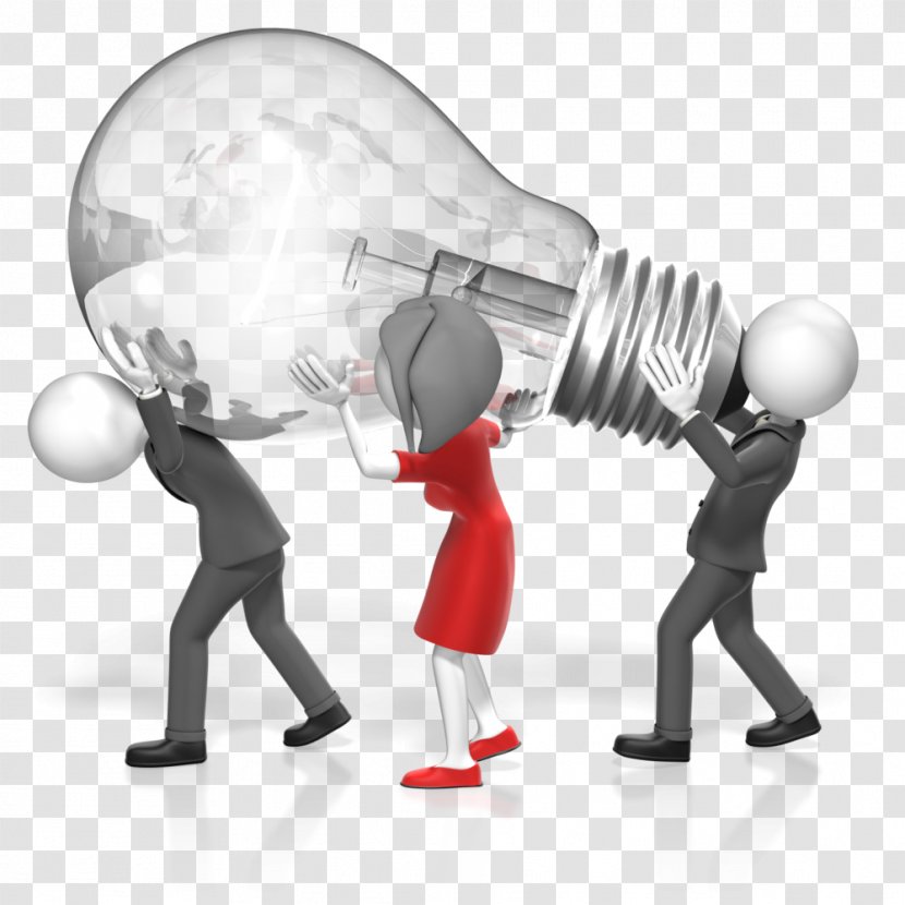 Incandescent Light Bulb Animation Clip Art - Public Relations - Working People Transparent PNG