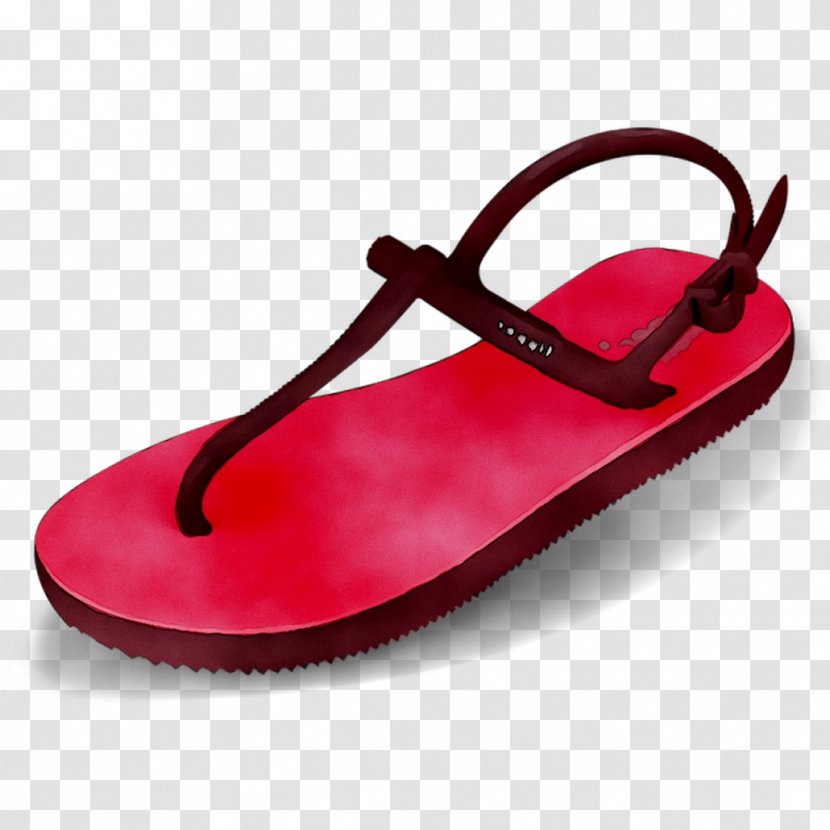 Flip-flops Shoe Product Design Walking - Maroon - Footwear Transparent PNG