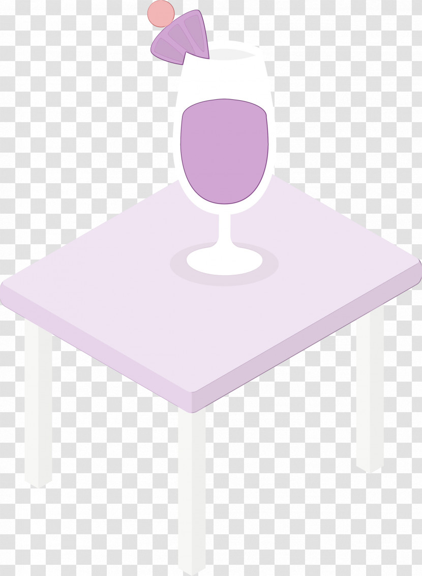 Purple Angle Table Transparent PNG